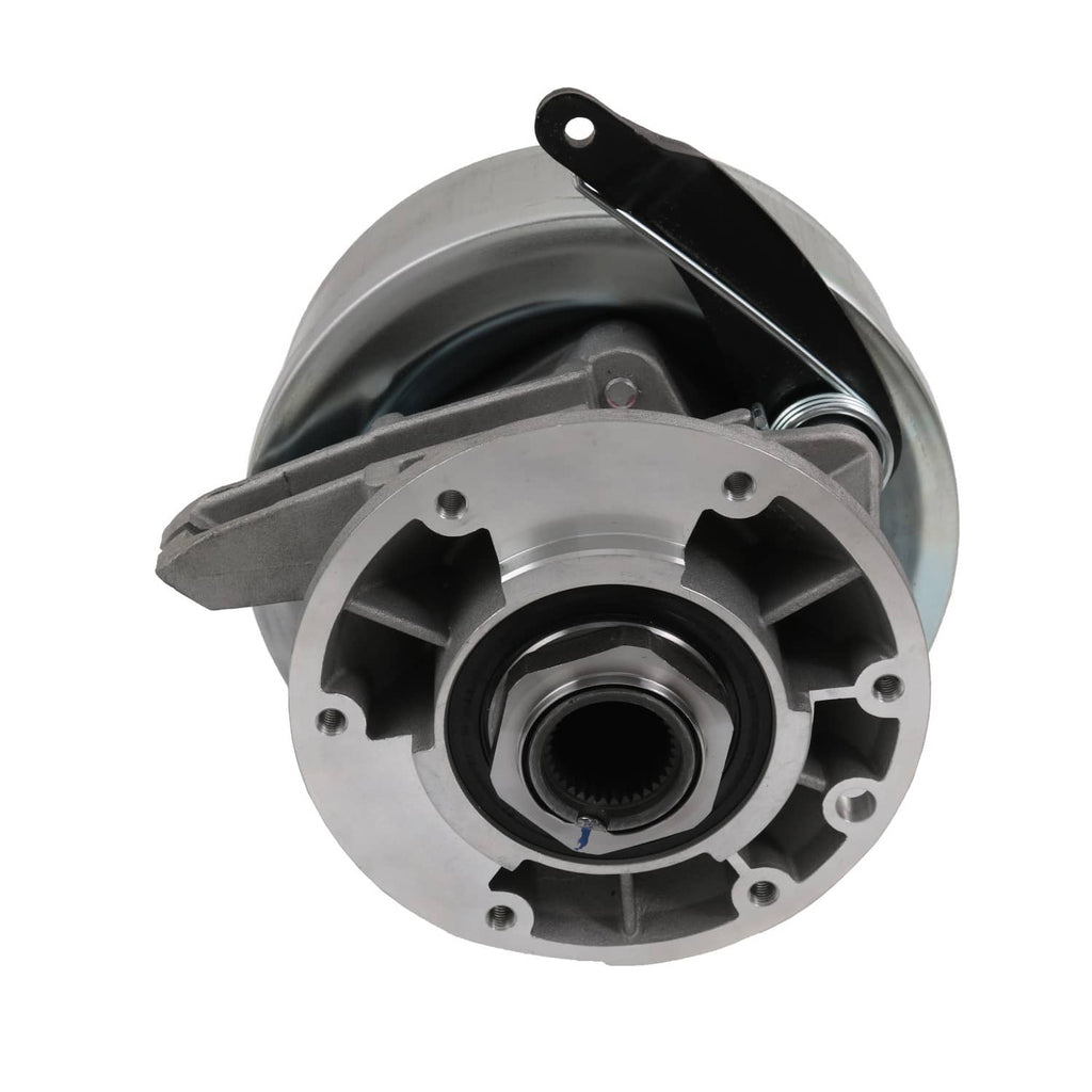 Parking brake actuator assembly with arm lever and central bearing opening