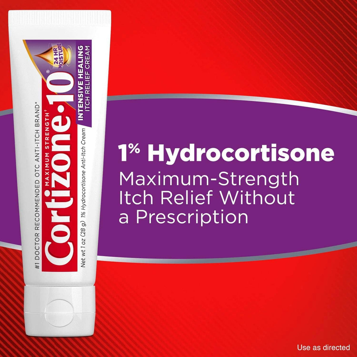 Cortizone-10 1% hydrocortisone maximum-strength itch relief cream tube