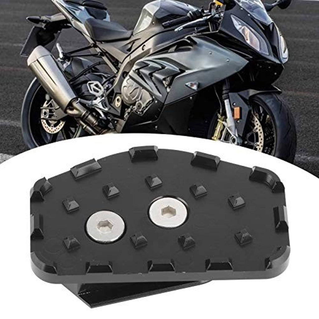 Black textured rear brake lever pedal extension pad with traction blocks and inserts