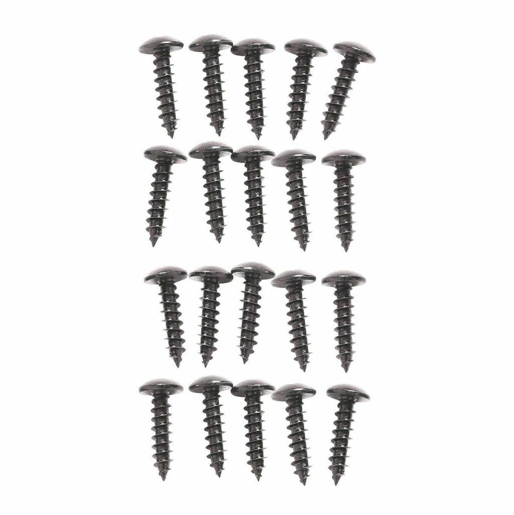 Stainless mounting screws for golf cart fender flares, full screw set