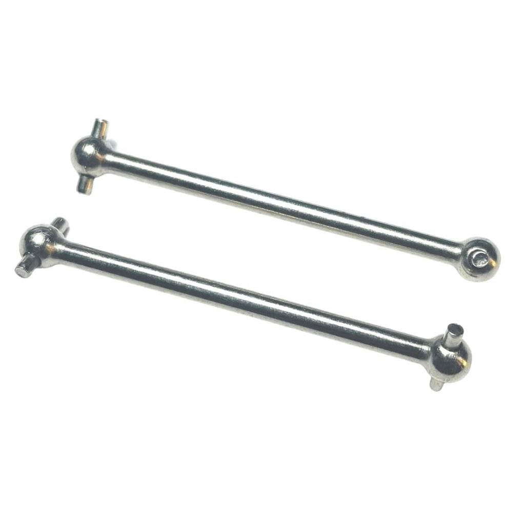 Metal drive shaft links with ball joints, two-bar rear axle set