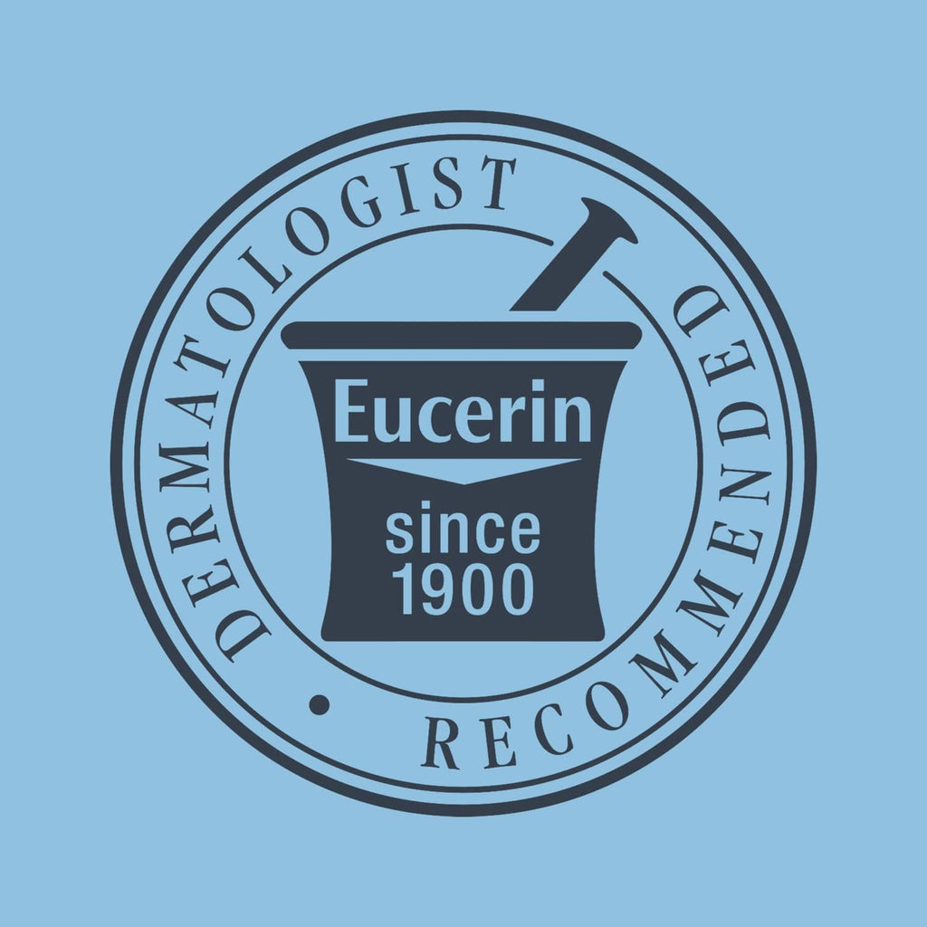 Eucerin since 1900 dermatologist recommended seal