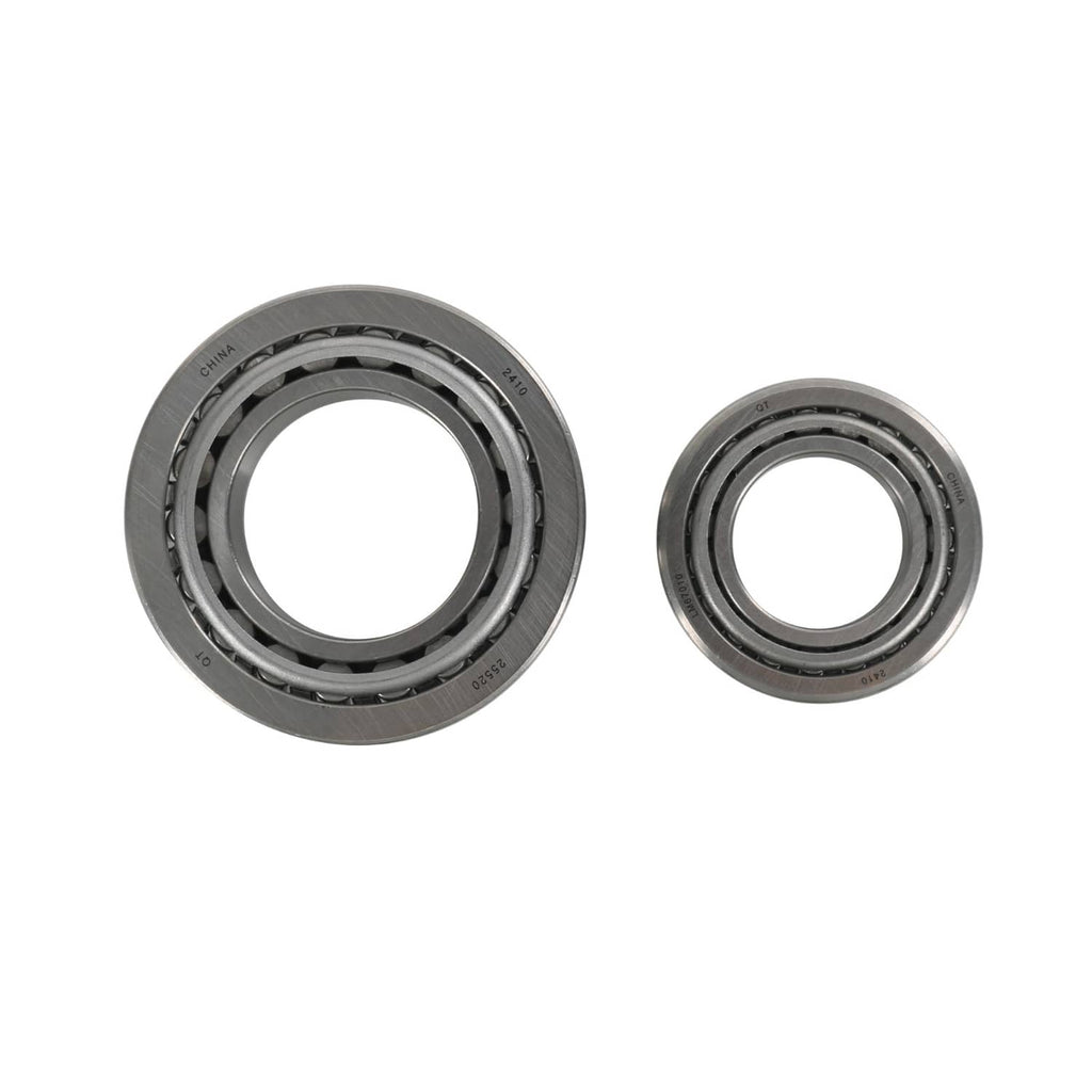 Trailer wheel bearing set: two bearings shown from different angles