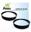 AYAO wood bandsaw blade 2-pack, dark blue metal loops with fine teeth