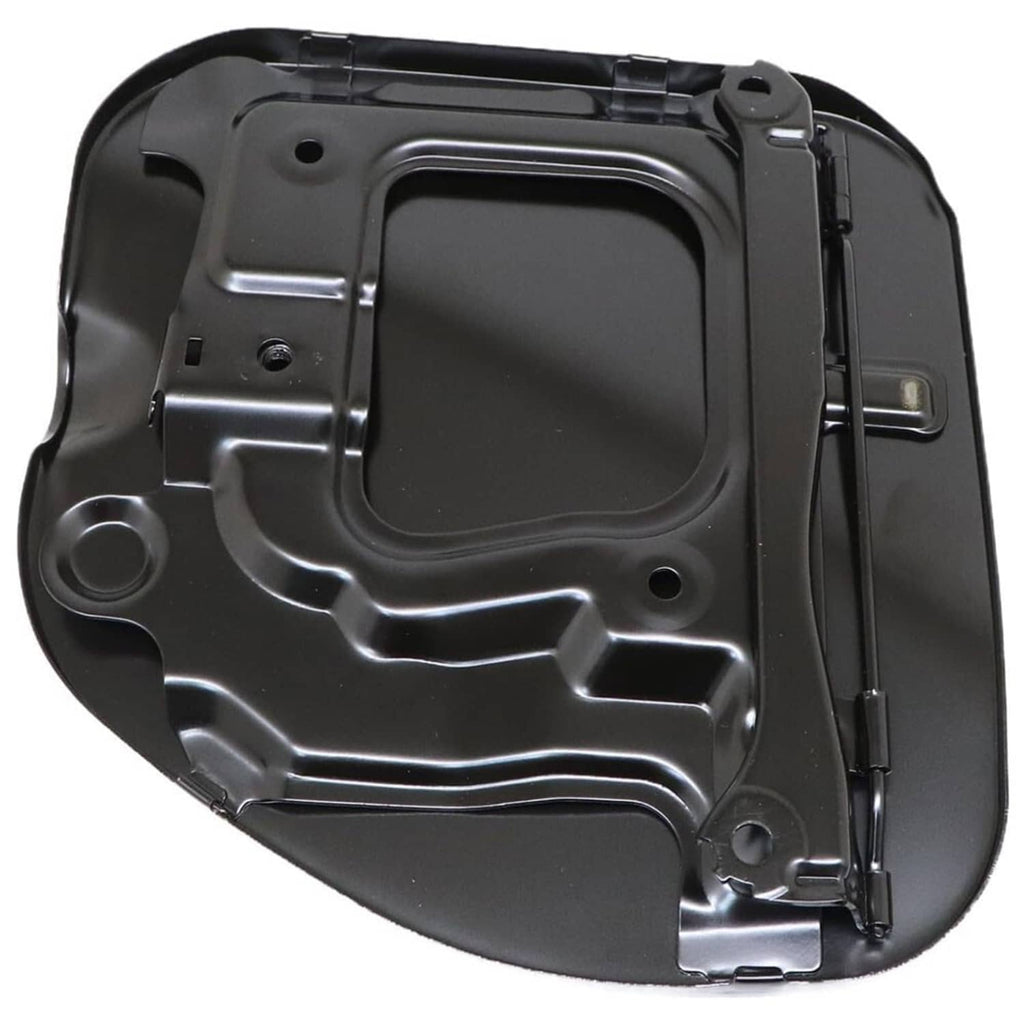 Fuel door cover inner panel with latch area and reinforcement ribs