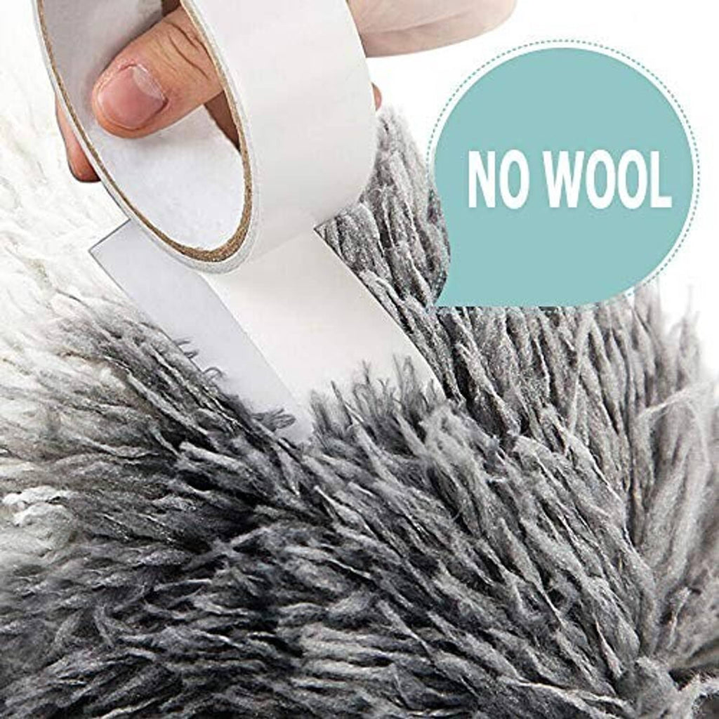 Microfiber feather duster with fluffy gray-and-white bristles for gentle surface cleaning