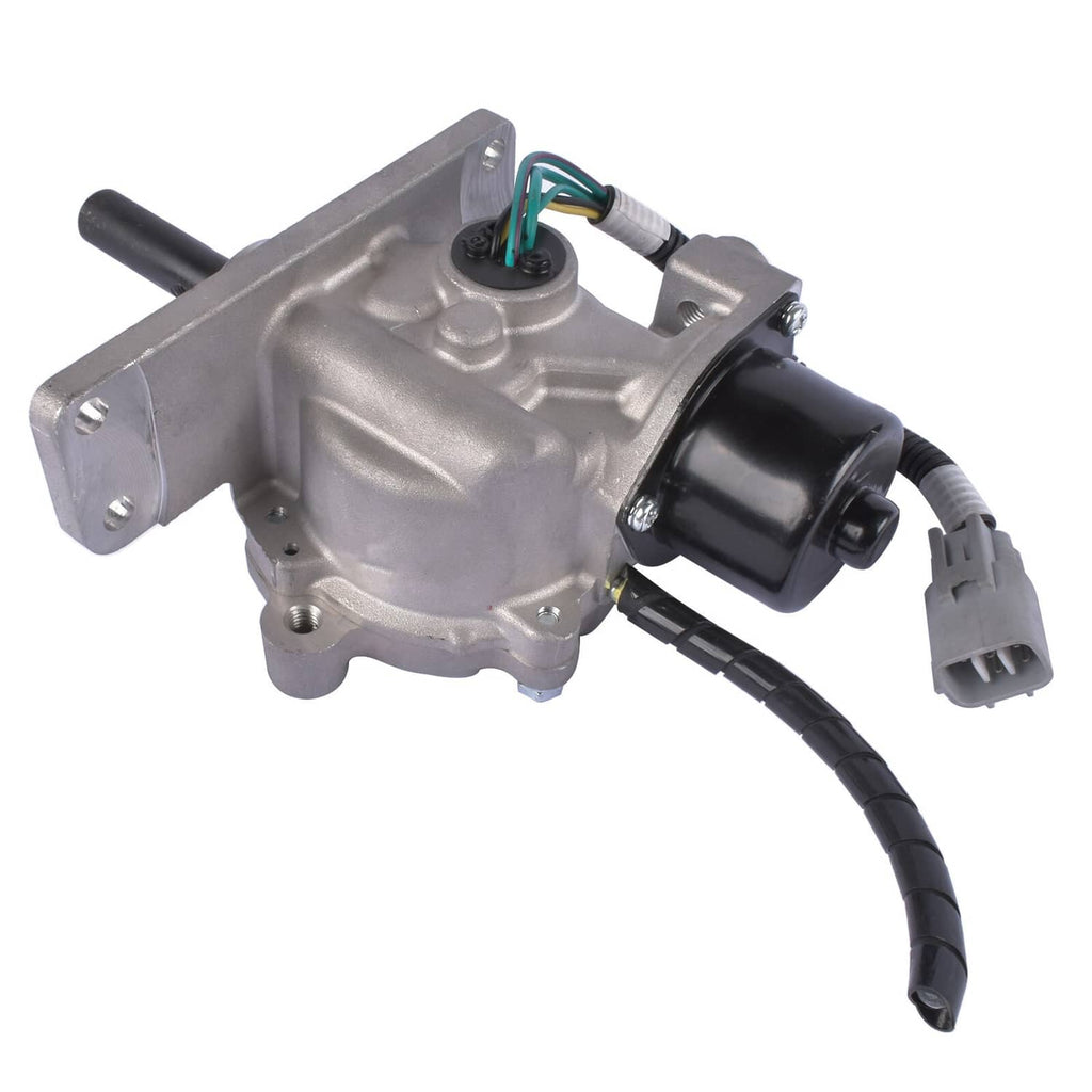 Rear differential lock actuator with solenoid and wiring connectors