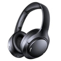 Black over-ear wireless headphones with padded headband and cushioned ear cups