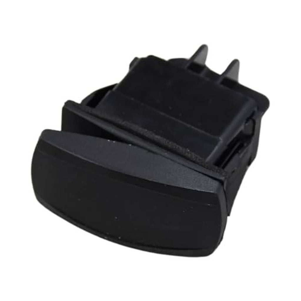 Black forward/reverse switch cover with raised actuator and side mounting prongs