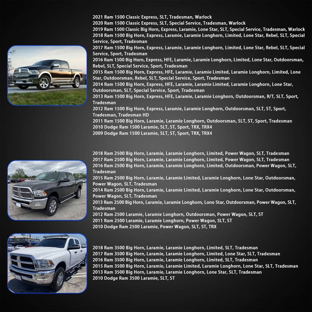 Vehicle compatibility list for steering column gear shift bracket