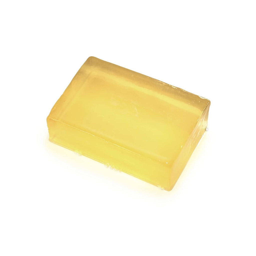 Neutrogena transparent facial cleansing bar, yellow bar close-up