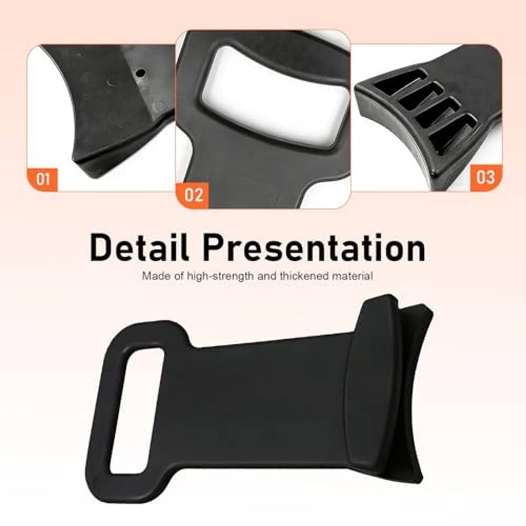 Black tire bead tool with ridged grip pads and rounded handle, 1-piece