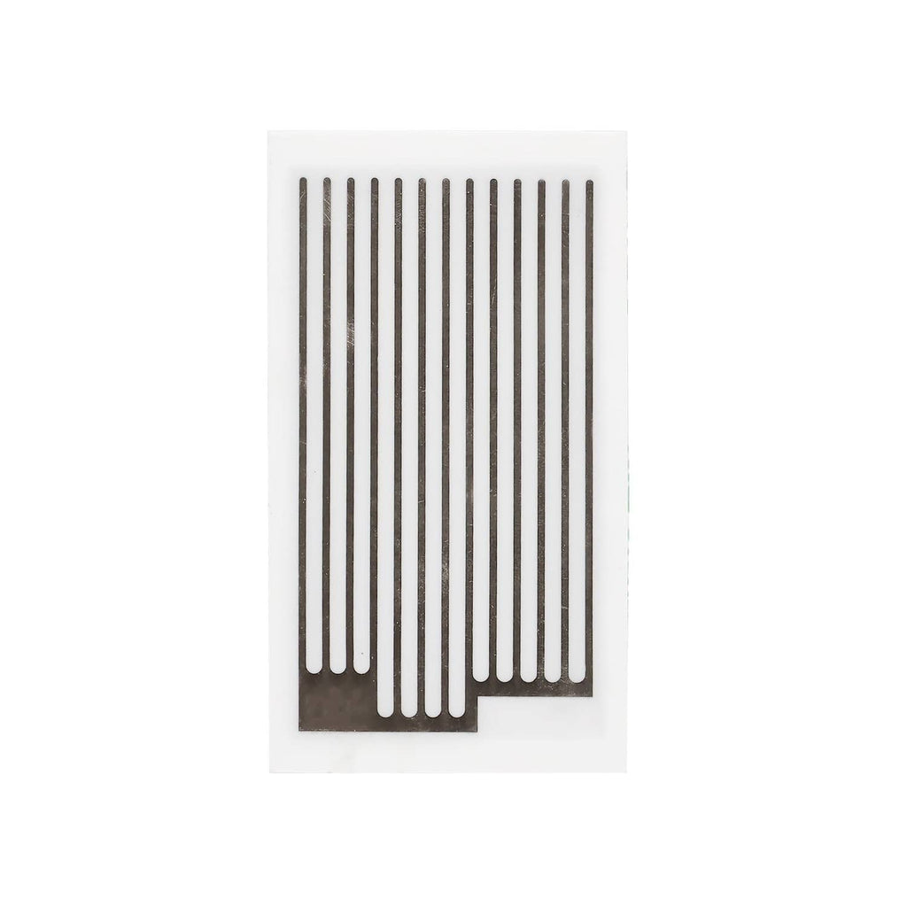 Ceramic ozone plate replacement, rectangular panel with dark base and vertical slot ribs