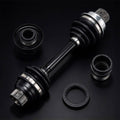 Front differential drive shaft with couplers and included rubber seals and bearing caps