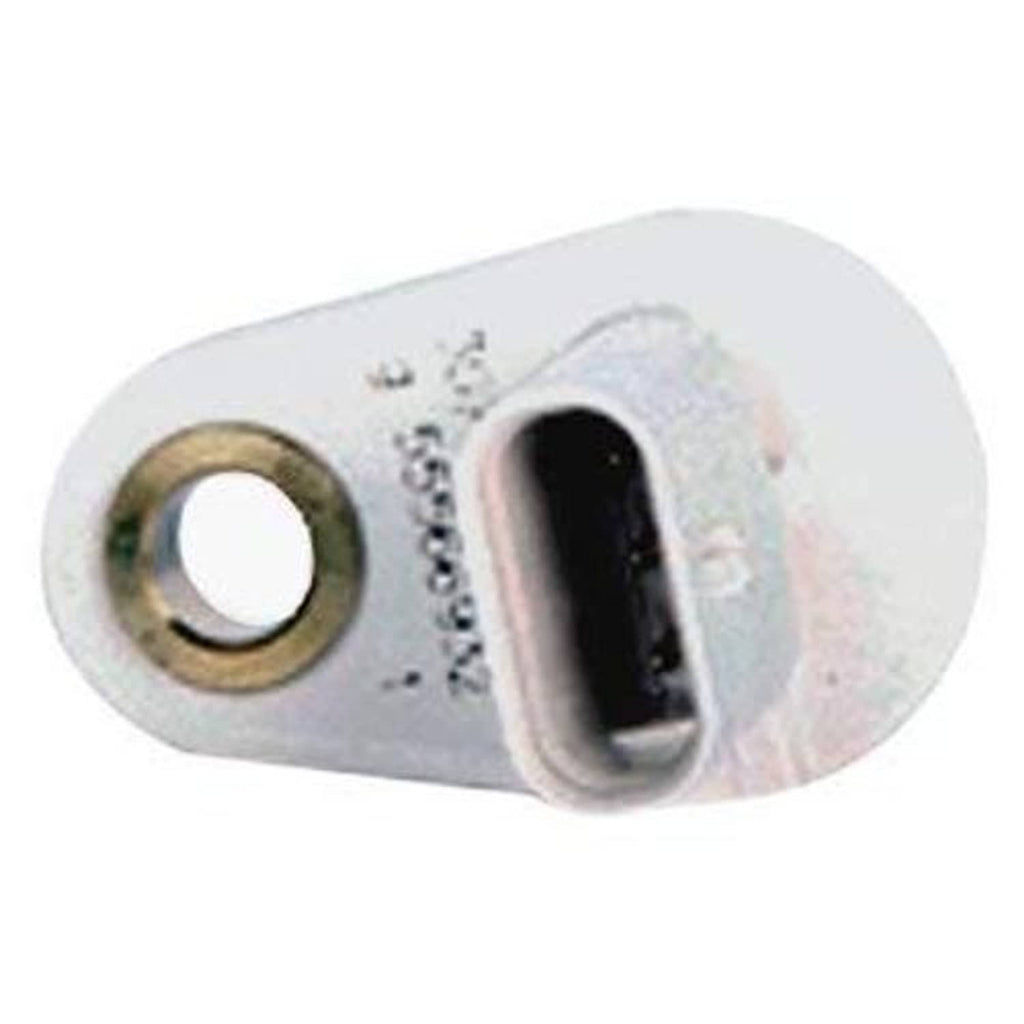 Engine camshaft position sensor with oval housing and round metal nut