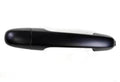Exterior outside door handle side profile, primed black curved lever and base