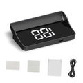 Car HUD GPS speedometer display with bright 66 LED digits on dark base