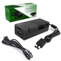 Black power supply brick with AC cord and DC plug connector for Xbox One