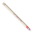 Legami rabbit gel pen, beige barrel with purple tip and 'DON'T WORRY BE HOPPY' text