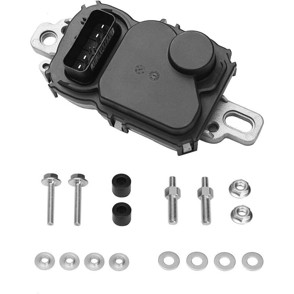Fuel pump driver module with black housing and hardware kit for installation