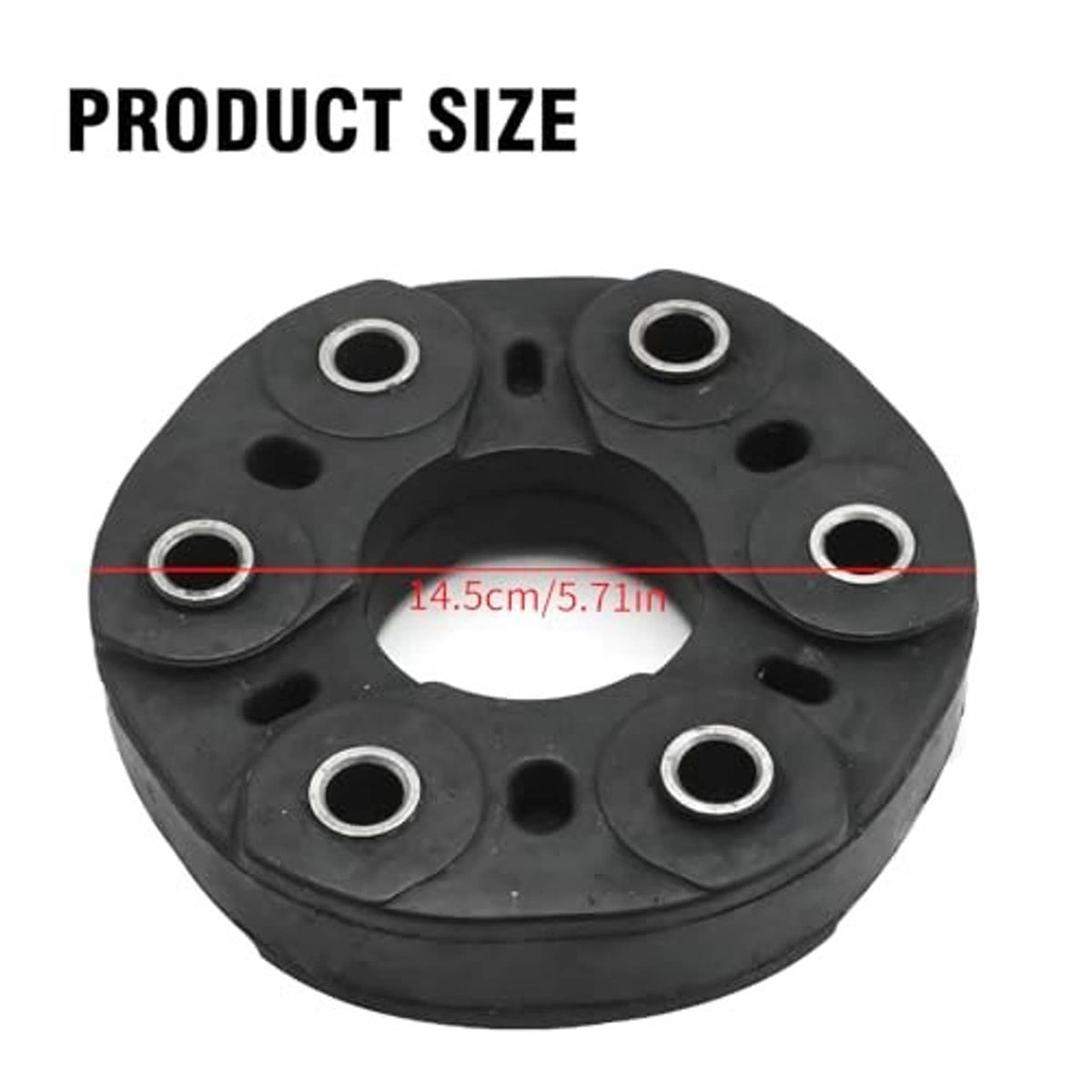 Round rubber hood cable mounting disc with multiple metal grommet holes