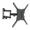 Full-motion TV wall mount bracket in black with four VESA arms and mounting plate