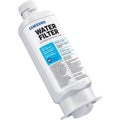 Samsung fridge water filter cartridge, white plastic with fittings