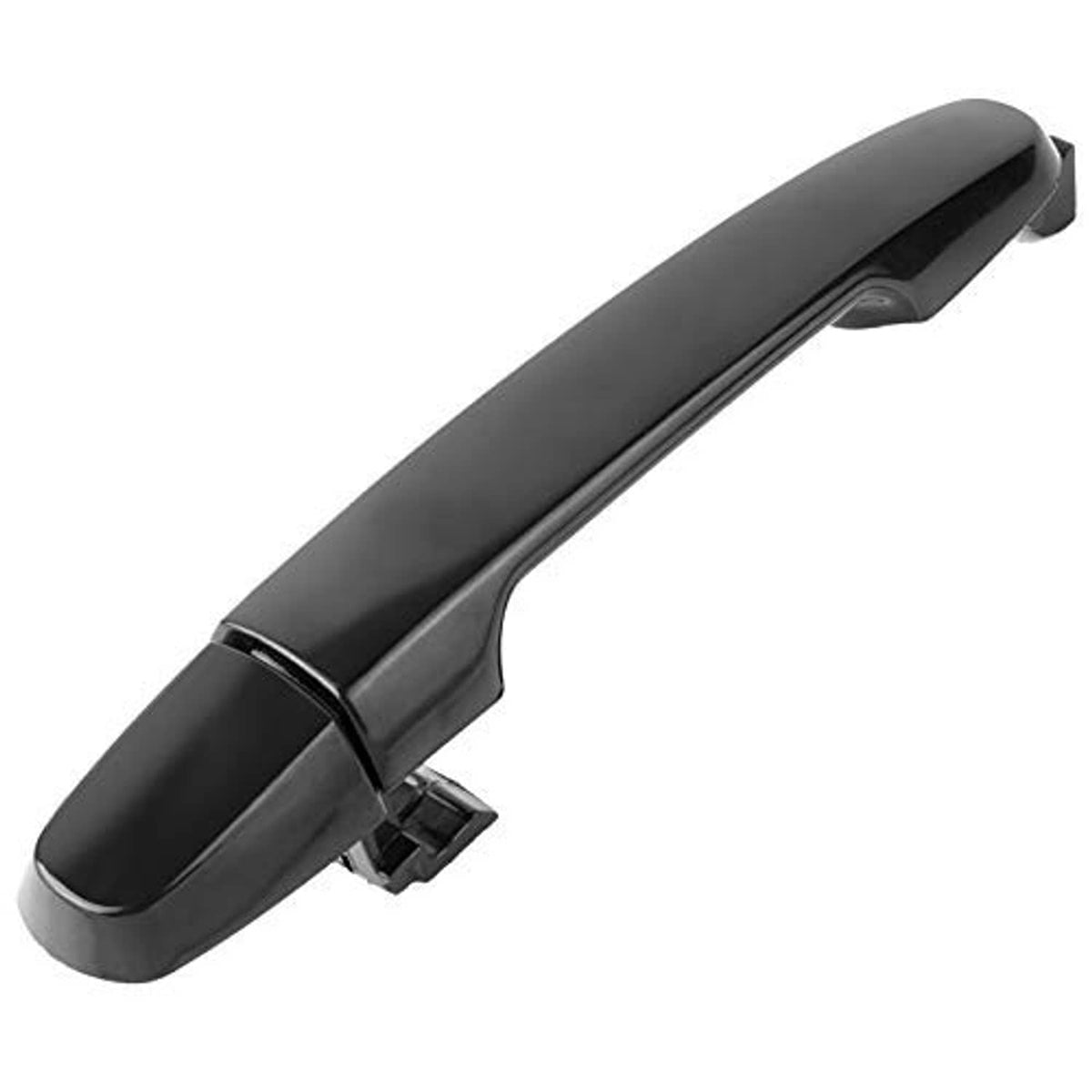Rear exterior door handle for Toyota, dark gray/black, smooth lever shape
