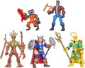 Marvel Super Hero Mashers action figure pack, 6 character figures with weapons
