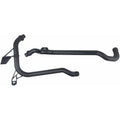 Engine heater coolant water pipe with molded black hoses and pipe fittings