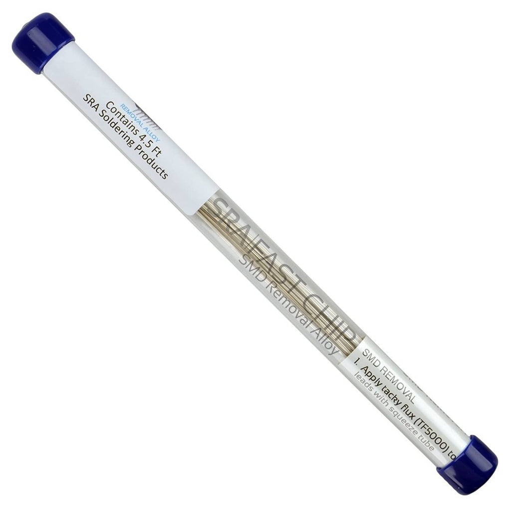 Fast chip removal alloy pen with blue end caps and white barrel
