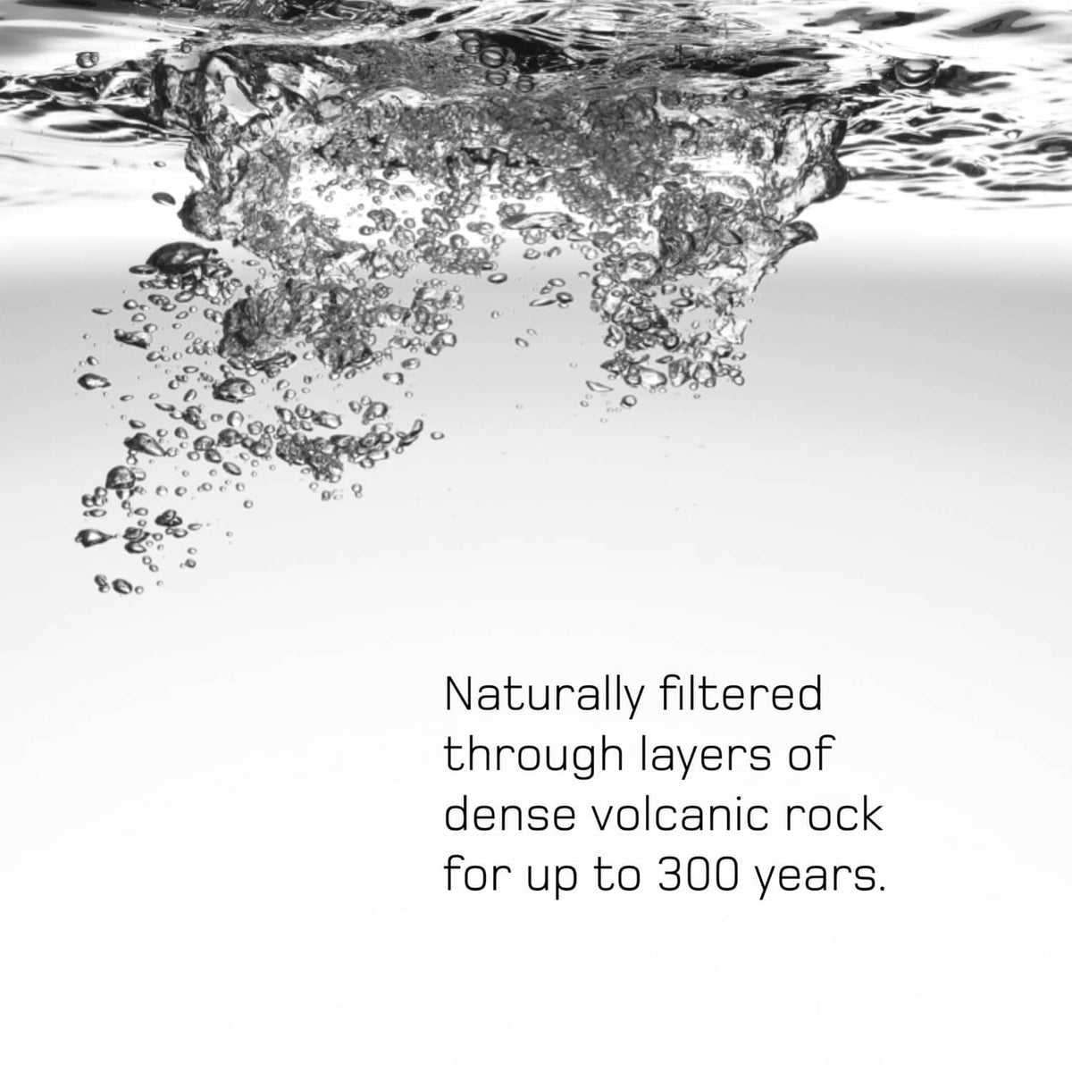 Effervescent water bubbles splash, sparkling artesian water graphic