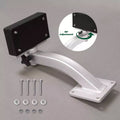 Universal trolling motor bracket with black mounting plate and included hardware