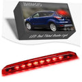 LED third brake light replacement with red lens, long rectangular bar