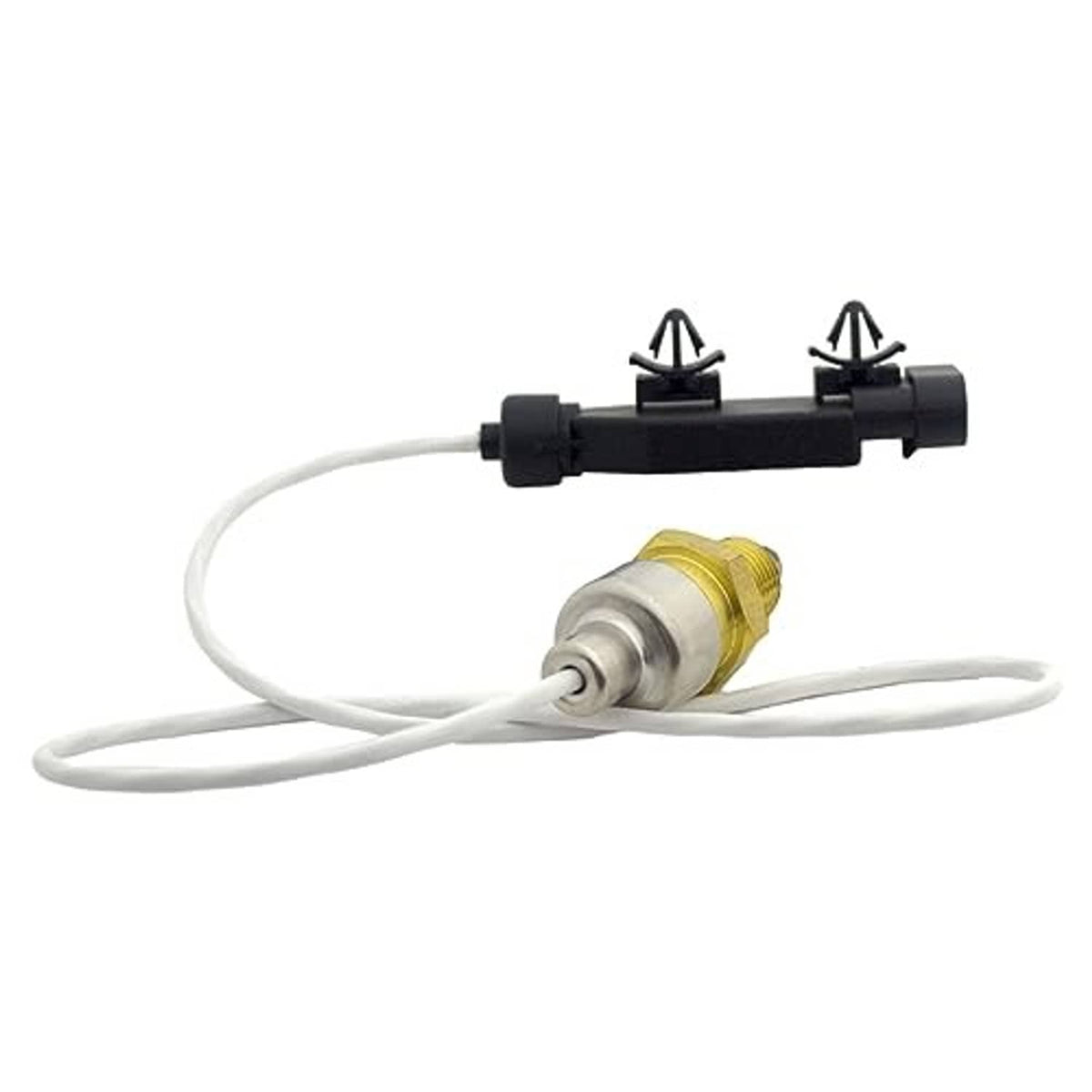 Turbo vane position sensor kit with cylindrical sensor and black mounting connector bar