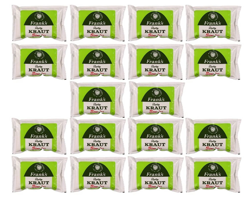 18-pack of Franks Kraut singles kosher sauerkraut, single-serve 1.5 oz packets