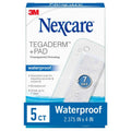 Nexcare Tegaderm+Pad transparent waterproof dressing pads, 5 ct box