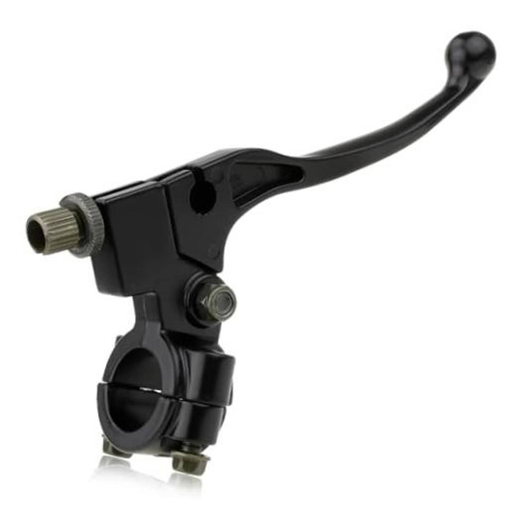 Black clutch lever and perch replacement with rubber lever end
