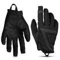 Black touchscreen sport activity gloves with textured grip and padded palm panels.
