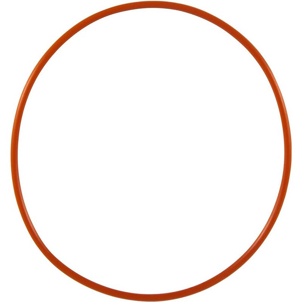 Rubber compressor gasket, orange, circular loop seal