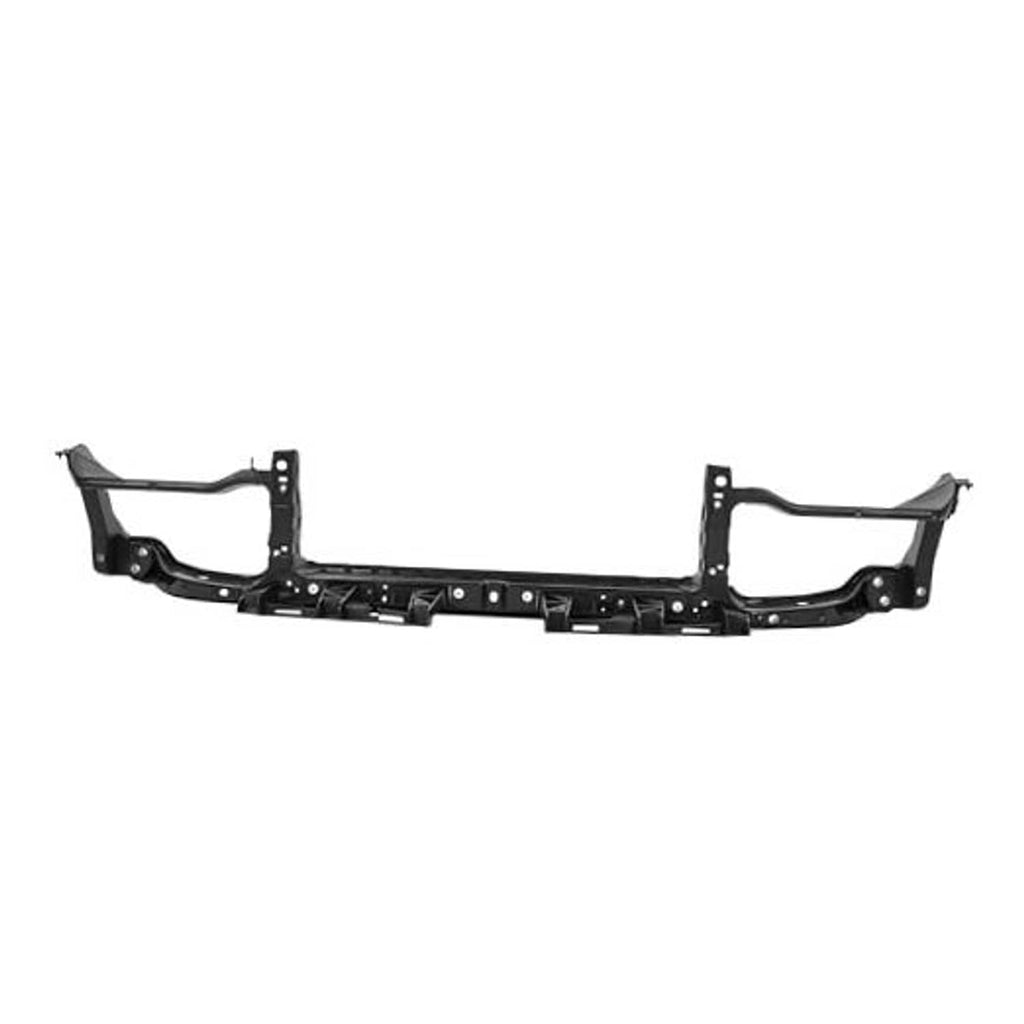 Upper radiator core support assembly with black frame and mounting brackets