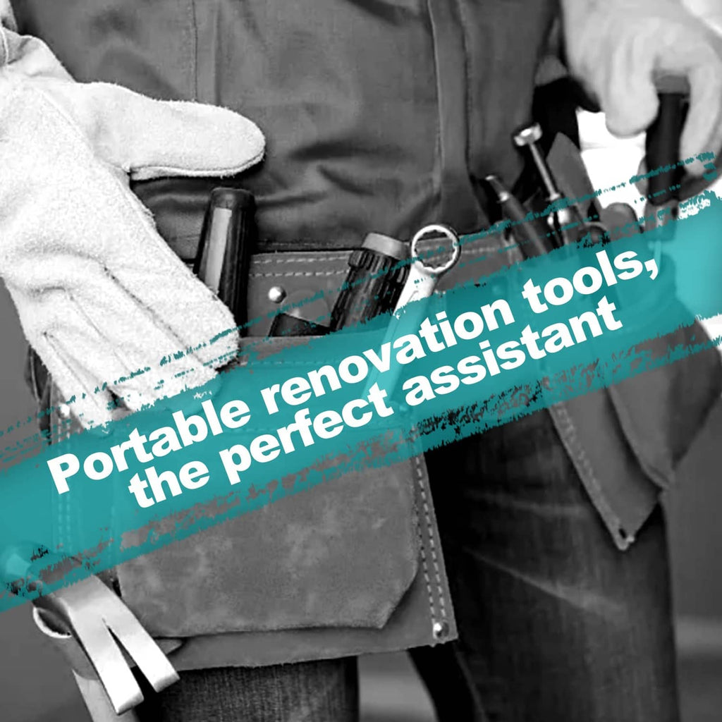 Portable rotary tool accessories with hex shank and small circular saw blade heads