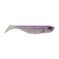 Berkley Powerbait purple smelt segmented fishing lure with red eye