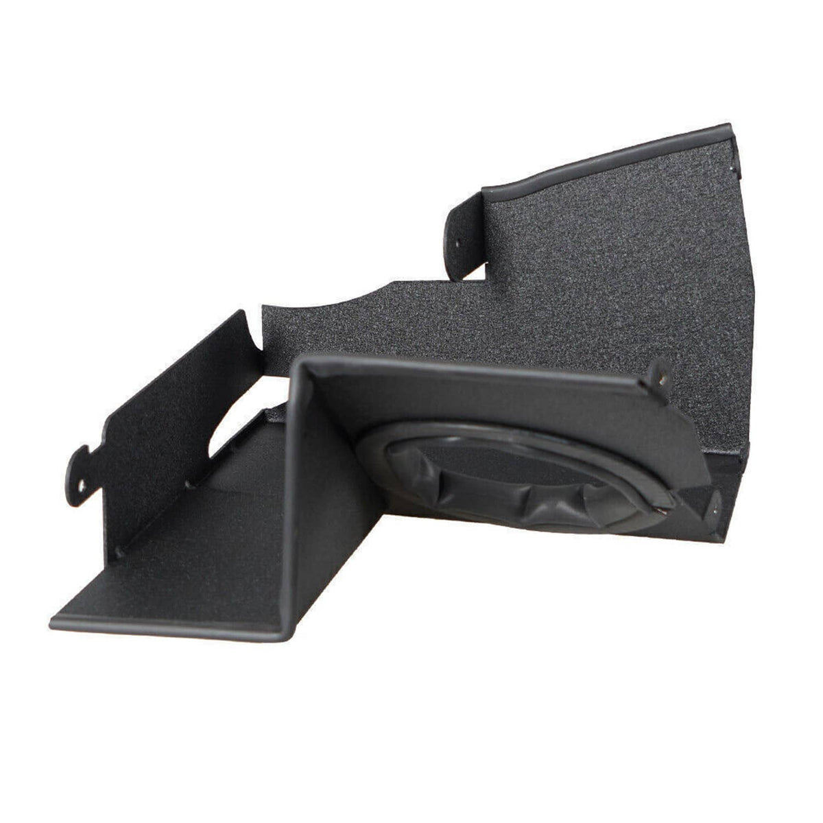 Black cold air intake kit intake duct with cone filter and foam sound-dampening panel
