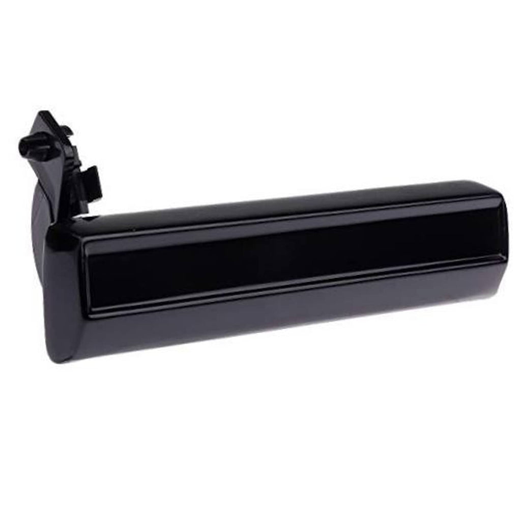 Black exterior door handle for front passenger side, right-hand mounting bracket
