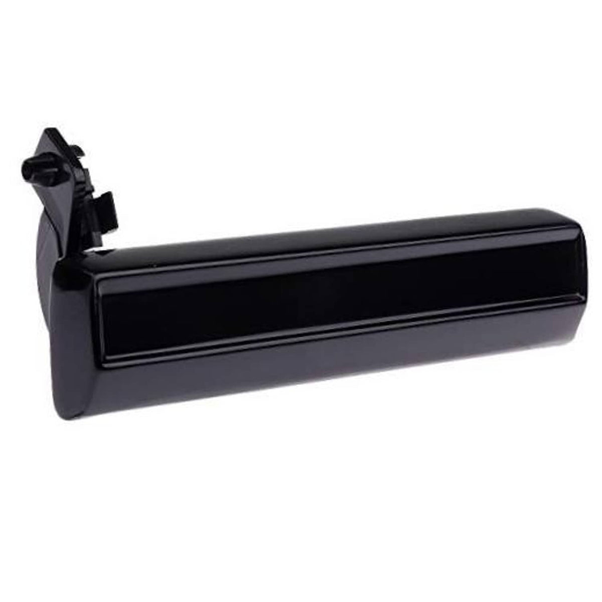 Black exterior door handle for front passenger side, right-hand mounting bracket