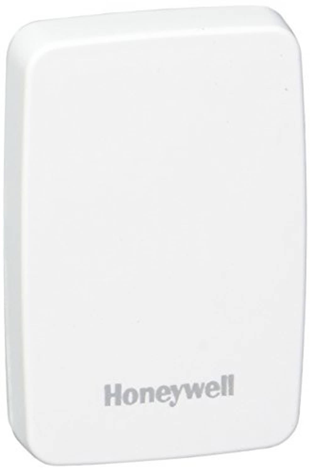 Hardwired indoor remote sensor front panel with Honeywell logo, white