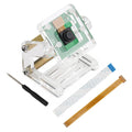 FREENOVE 5MP Raspberry Pi camera module in clear adjustable acrylic holder