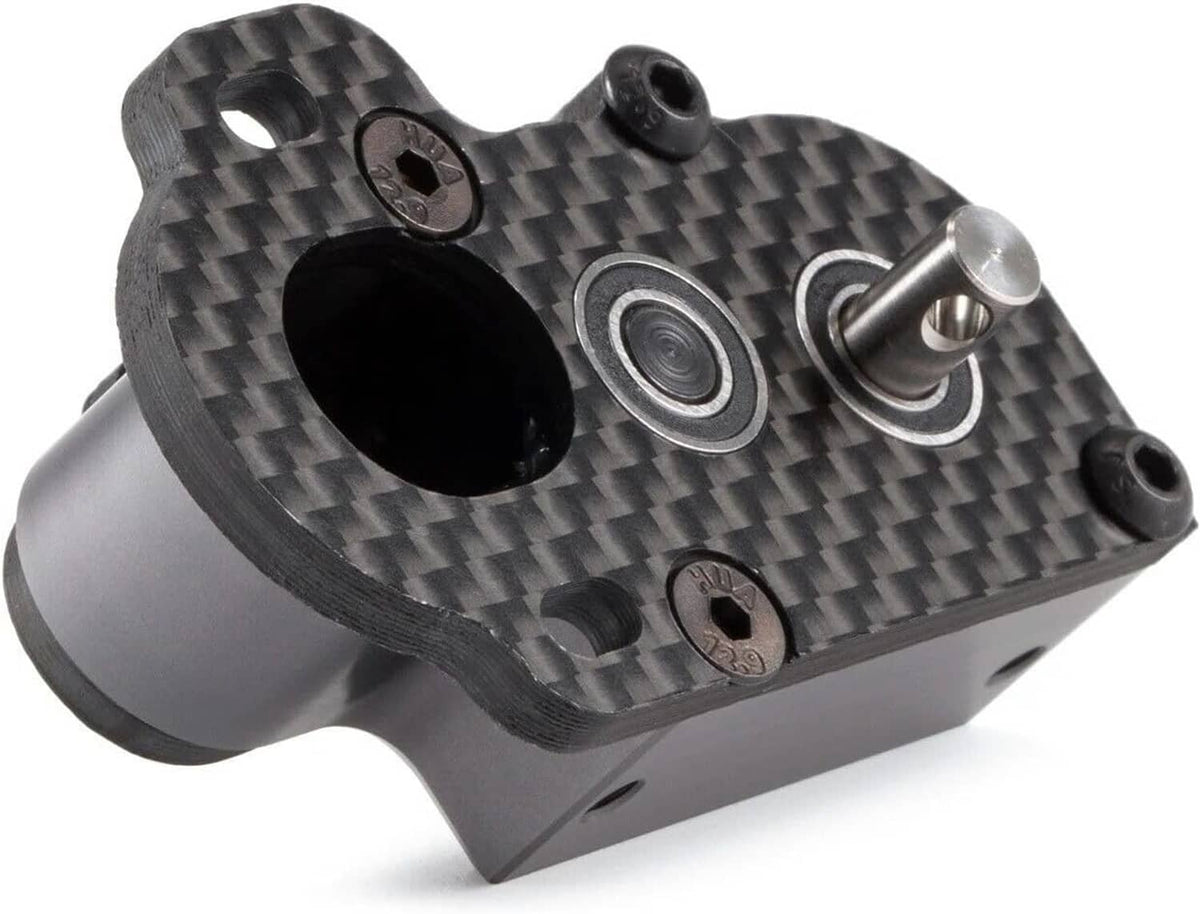 RC 48P gearbox with slipper pad, carbon fiber top plate with metal mounting hardware
