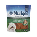Blue Buffalo Nudges jerky cuts dog treat pouch, resealable package